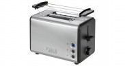 Bomann Bomann Toaster TA 1371 CB edelstahl/schwarz, 850 Watt, fur 2 Scheiben Toast edelstahl/schwarz Тостер Bomann TA 1371 CB нержавеющая сталь/черный, 850 Вт, на 2 ломтика тостов