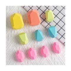 TOPMELON Blocke 10 bunte Regenbogen-Stapelblocke aus Holz Соберите 10 разноцветных деревянных радужных кубиков.