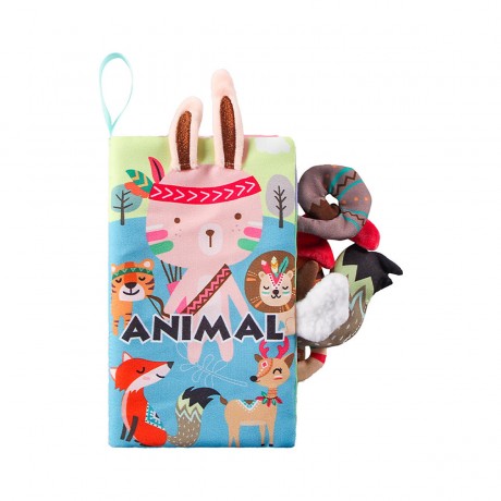 frler frler Baby Stoffbuch Tiere Babybucher fur Kinder frler детская тканевая книга животные детские книги для детей