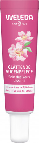 WELEDA Glaettende Augenpflege, 12 ml, Разглаживающий крем вокруг глаз с дикой розой и кофеином без отдушки, 12 мл