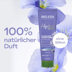 WELEDA HydraShine Pflege-Spuelung Alpen-Lein, 150 ml, Кондиционер HydraShine с альпийским льном для мягкости, блеска и лёгкого расчёсывания волос, 150 мл