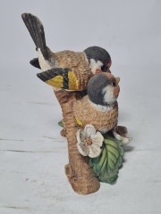 Фигурка винтажная H.C./ Flowered With Love &quot;Две птички на ветке&quot;, керамика, 9.5 см, Китай, 1996г.