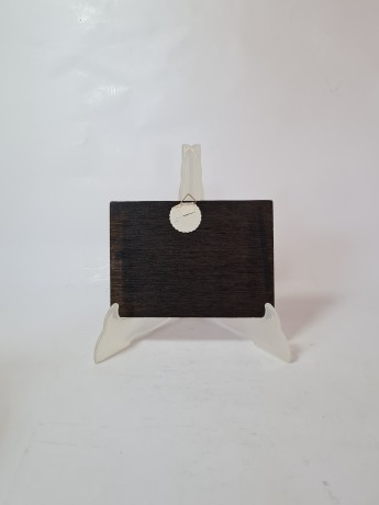 RL74 Картина в деревянной раме "Городская улица", 15,5см х 11см, Германия, 1970-80гг.