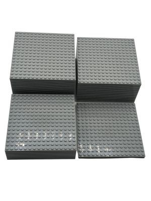 LEGO LEGO 16x16 Bauplatten Hellgrau - 10 Stuck - Light bluish grey 91405 Строительные пластины LEGO 16x16 светло-серые — 10 штук — светло-голубовато-серые 91405