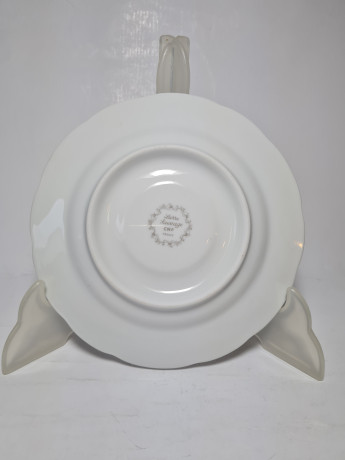 Lierre Lauvage CNP France Винтажная тарелка с фактурным краем "Продавец на ярмарке в Париже", Франция, 1960-70гг.