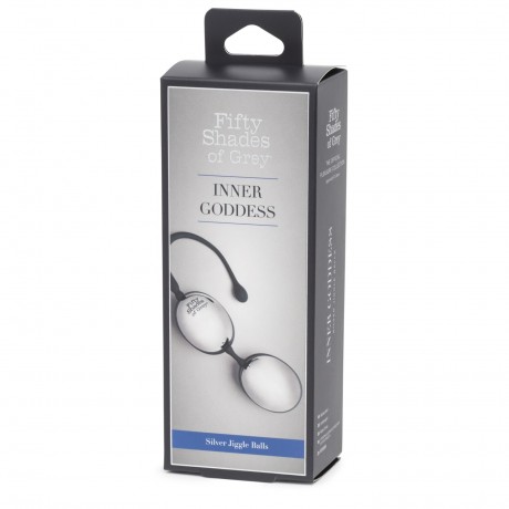 Fifty Shades of Grey Inner Goddess Silver Jiggle Balls 67g  Серебряные шарики Inner Goddess 67г