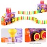 frler Domino Zug Dominosteinen Spielzeug Set Spielzeugautos fur Kinder Домино поезд домино игрушечный набор машинки для детей