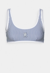Tommy Hilfiger BRALETTE Bikini top indigo blue/ white БРАЛЕТТ лиф бикини синий индиго/белый