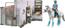 Bruder bworld Set Pferdestall конюшня bworld набор