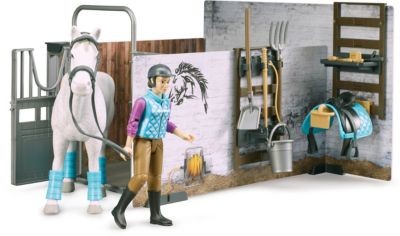 Bruder bworld Set Pferdestall конюшня bworld набор
