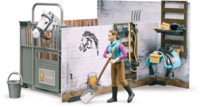 Bruder bworld Set Pferdestall конюшня bworld набор