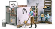 Bruder bworld Set Pferdestall конюшня bworld набор