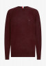 Tommy Hilfiger C-NECK Jumper deep rouge heather C-ШЕЯ Джемперы темно-красный вереск