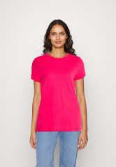 Tommy Hilfiger NEW CREW NECK TEE Basic T-shirt pink splendor ФУТБОЛКА NEW CREW NECK Базовая футболка розовое великолепие