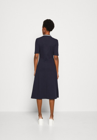 Tommy Hilfiger REG Famp;F STR 1/2ZIP MIDI Day dress desert sky REG Famp;F STR 1/2ZIP МИДИ Повседневное платье небо пустыни