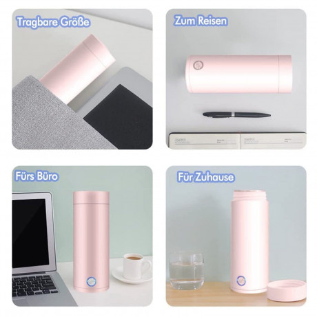 Aoucheni Aoucheni Reise-Wasserkocher Tragbarer Wasserkocher 5 Minuten Kochen, 400 ml, Schnellheizfunktion Aoucheni Travel Kettle Портативный чайник, 5 минут кипячения, 400 мл, функция быстрого нагрева