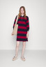 Tommy Hilfiger RUGBY SHORT DRESS Day dress royal berry КОРОТКОЕ ПЛАТЬЕ РЕГБИ Повседневное платье королевская ягода