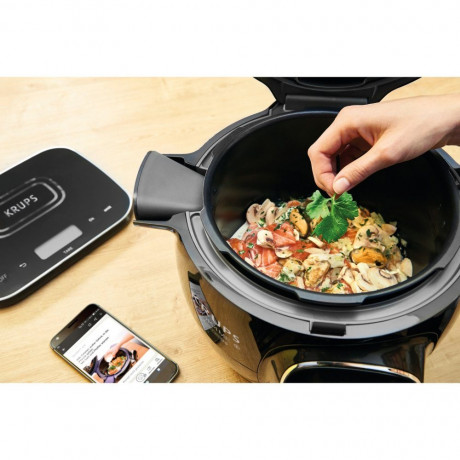 Krups Krups Multikocher CZ856 Cook4Me+ Grameez Multikocher schwarz/silber  Мультиварка Krups CZ856 Cook4Me+ Grameez мультиварка черный/серебристый