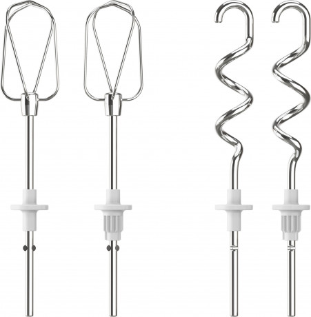 Krups Krups Handmixer 3 MIX 7000 F60814, 500 W, Turbo- Auswurftaste, Schneebesen Knethaken aus Edelstahl Ручной миксер Krups 3 MIX 7000 F60814, 500 Вт, кнопка турбовыталкивания, венчик, крюк для теста из нержавеющей стали