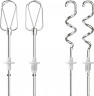 Krups Krups Handmixer 3 MIX 7000 F60814, 500 W, Turbo- Auswurftaste, Schneebesen Knethaken aus Edelstahl Ручной миксер Krups 3 MIX 7000 F60814, 500 Вт, кнопка турбовыталкивания, венчик, крюк для теста из нержавеющей стали