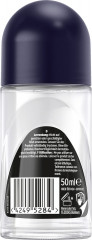 NIVEA MEN Black &amp; White Invisible Original Anti-Transpirant Roll-On, 50 ml, Нивеа Мужской антиперспирант ролик, невидимый, защита одежды от пятен, 72ч защита, 50 мл