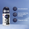 NIVEA MEN Black & White Invisible Original Anti-Transpirant Roll-On, 50 ml, Нивеа Мужской антиперспирант ролик, невидимый, защита одежды от пятен, 72ч защита, 50 мл