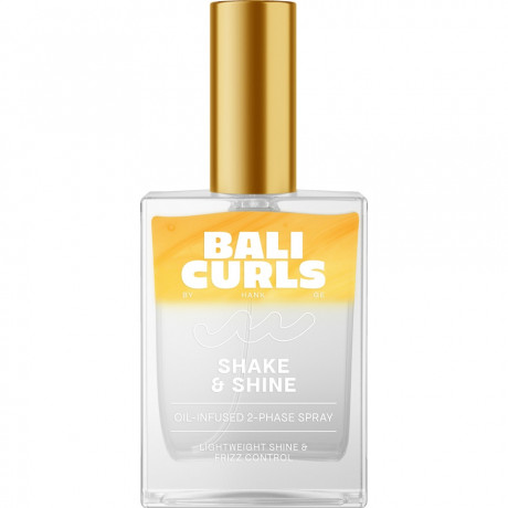 Bali Curls Shake & Shine Oil 100ml, Двухфазное масло для блеска локонов, увлажнение и анти-фриз, гиалуроновая кислота и пантенол, 100 мл