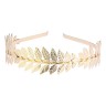 SOHO Haarreif mit Blattern Gold Повязка на голову с листьями