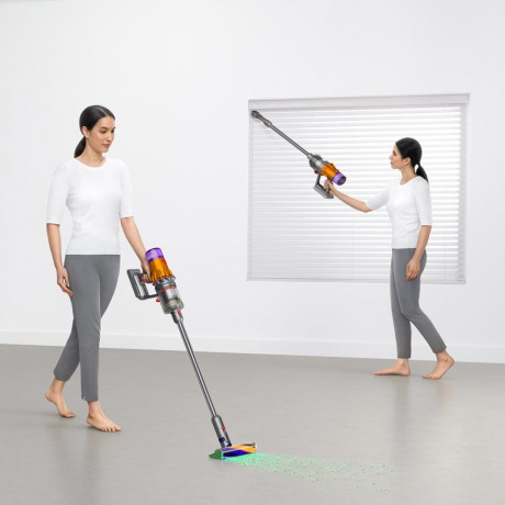 DYSON DYSON Akku-Hand-und Stielstaubsauger V12™ Detect Slim Absolute, 545 W, Beutellos, Berichtet die Daten in Echtzeit uber das LCD-Display  Беспроводной ручной пылесос DYSON V12™ Detect Slim Absolute, 545 Вт, без мешка, сообщает данные в режиме реальног