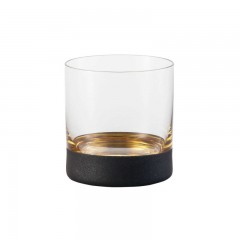 Eisch Eisch Cosmo schwarz gold Whisky Glas 400 ml / 9,5 cm Стакан для виски Eisch Cosmo из черного золота 400 мл / 9,5 см