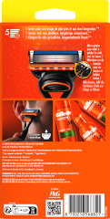GILLETTE Rasierer, Fusion5 Starterset, 1 St, Джилетт Стартовый набор для бритья Fusion5: станок и 4 сменные кассеты, 1 набор