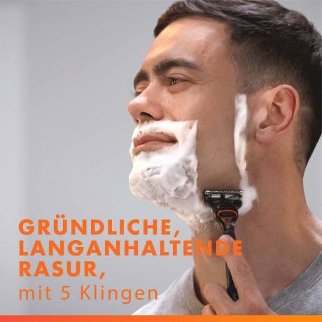 GILLETTE Rasierer, Fusion5 Starterset, 1 St, Джилетт Стартовый набор для бритья Fusion5: станок и 4 сменные кассеты, 1 набор