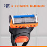GILLETTE Rasierer, Fusion5 Starterset, 1 St, Джилетт Стартовый набор для бритья Fusion5: станок и 4 сменные кассеты, 1 набор