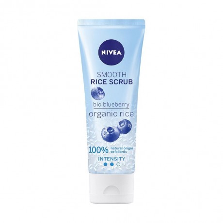 Nivea Reis Peeling Bio Blaubeere  Рисовый пилинг органическая черника