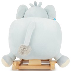 bieco Schaukelpferd Plusch Elefant Schaukeltier 60 cm Baby Wippe Holz Spielzeug ab 9M Schaukeltiere Лошадка-качалка