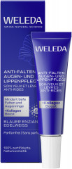 WELEDA Anti-Falten Augen &amp; Lippenpflege, 10 ml, Крем против морщин для области глаз и контура губ с синей горечавкой и эдельвейсом, без отдушки, 10 мл