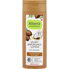 Alterra NATURKOSMETIK Selbstbräunungslotion, Альтерра лосьон для автозагара с био маслами кокоса и какао 200мл