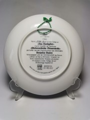 Hutschenreuther Dankgebet Коллекционная тарелка &quot;Благодарственная молитва&quot;, 3102В, 20см, Германия, 1990г.