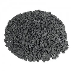 LEGO LEGO 1x2 Technic Stein mit Loch - 500 Stuck - Dark bluish grey bricks 3700 LEGO 1x2 Technic кирпич с отверстием - 500 штук - Темно-голубовато-серые кирпичи 3700