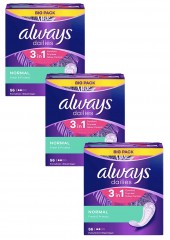 always Slipeinlage Fresh&amp;Protect Normal BigPack 56 St, Прокладки Ежедневные Normal 56 штук, 3 упаковки (168 штук)