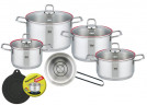 Elo Elo Topfset 5-tlg. EXCELLENT silber Набор горшков Эло, 5 штук. ОТЛИЧНЫЙ