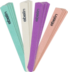 ebelin Пилка для ногтей (песок), 10 шт