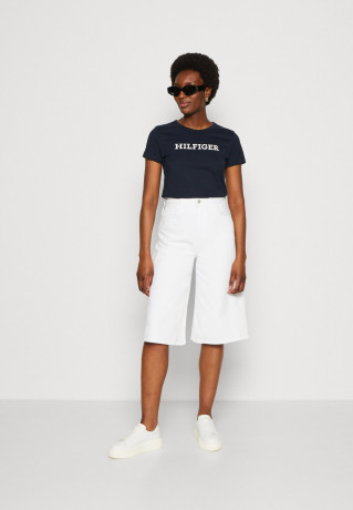 Tommy Hilfiger BERMUDA Denim skirt optic white БЕРМУДЫ джинсовая юбка оптический белый
