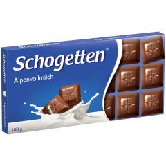 Schogetten Vollmilch Альпийский молочный шоколад 100г