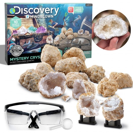 Toy Mystery Crystals Geode Excavation Kit 14pc Игрушка Mystery Crystals Geode Excavation Kit 14 шт.