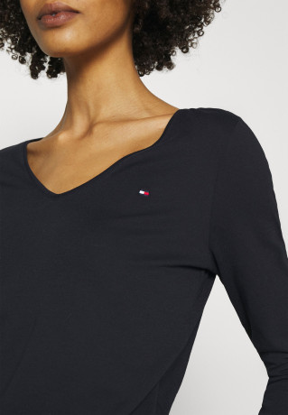 Tommy Hilfiger CLASSIC Long sleeved top blue CLASSIC Топ с длинными рукавами синий