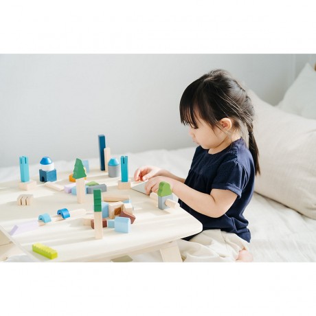 PLANTOYS Planworld Spielklotze Grossstadt Bausteine Игрушка Planworld блокирует большие городские строительные блоки