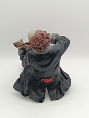 Статуэтка винтажная Gilde &quot;Клоун со скрипкой в красных штанах&quot;, ручная работа, фарфор, 15 см, Германия, 1970-80гг.