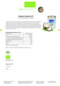 Krauterhaus Sanct Bernhardt Organic Coconut Oil · cold pressed, 500 мл