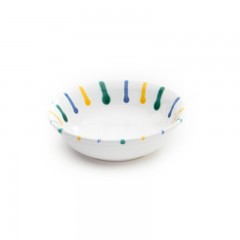 Gmundner Keramik Gmundner Keramik Buntgeflammt Muslischale klein d: 14 cm / h: 4,5 cm / 0,27 L Керамическая миска Gmundner для хлопьев с красочным пламенем, маленькая, д: 14 см / высота: 4,5 см / 0,27 л